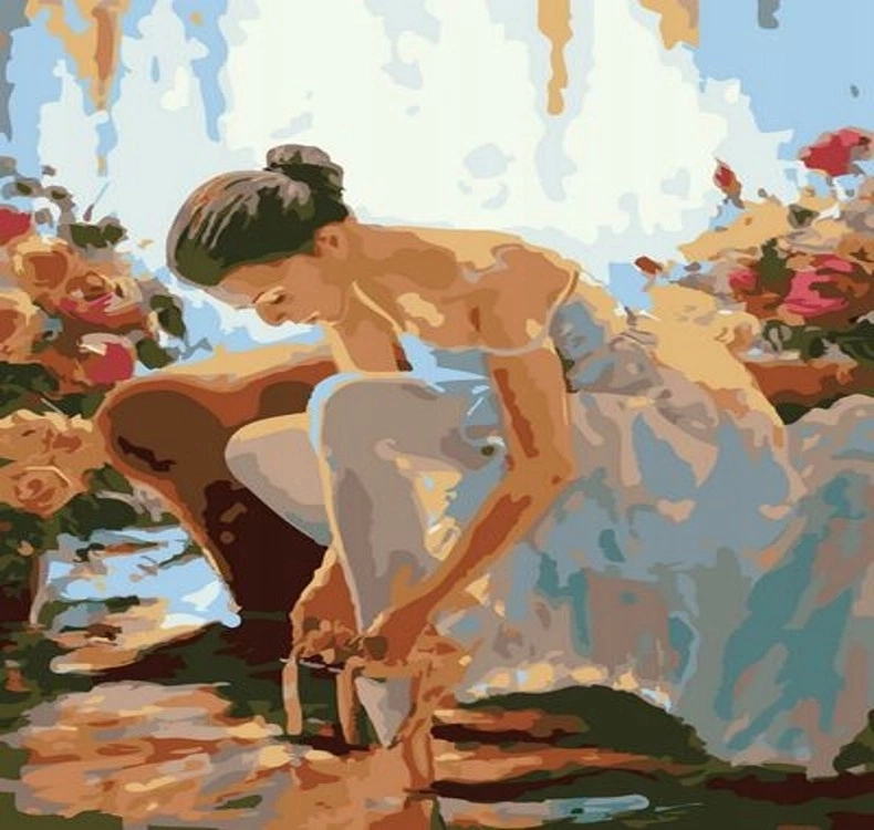Malování podle čísel Baletka 40 × 50 cm