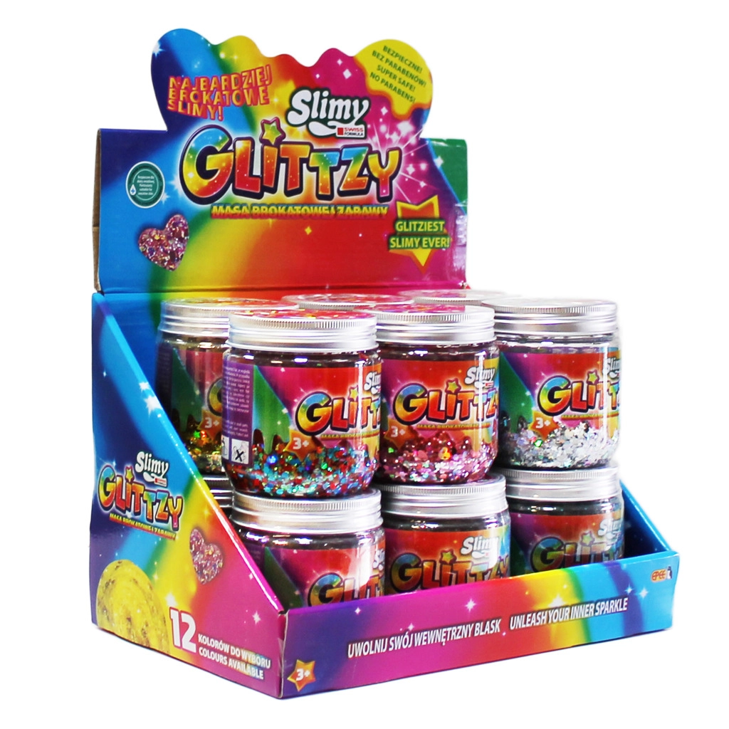 Epee Slimy Glittzy 240 g bílá