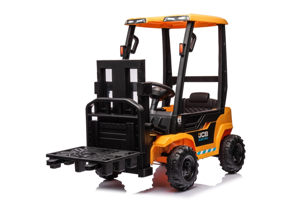 Levně Lean Cars akumulátorový vysokozdvižný vozík JCB žlutá