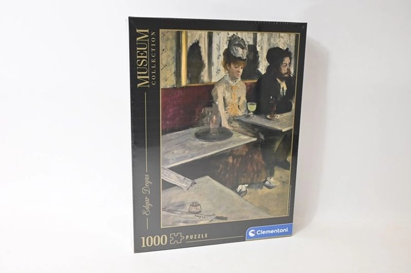 Clementoni Museum Collection puzzle Edgar Degas: Dans un café (L’Absinthe) 1000 dílků
