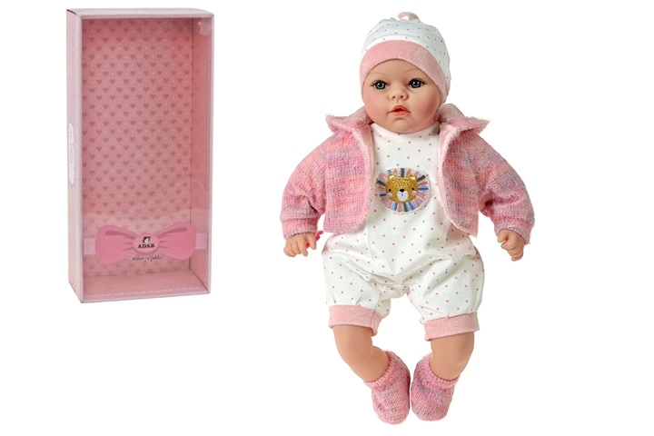 Mluvící miminko panenka se zvuky (polština) 45 cm