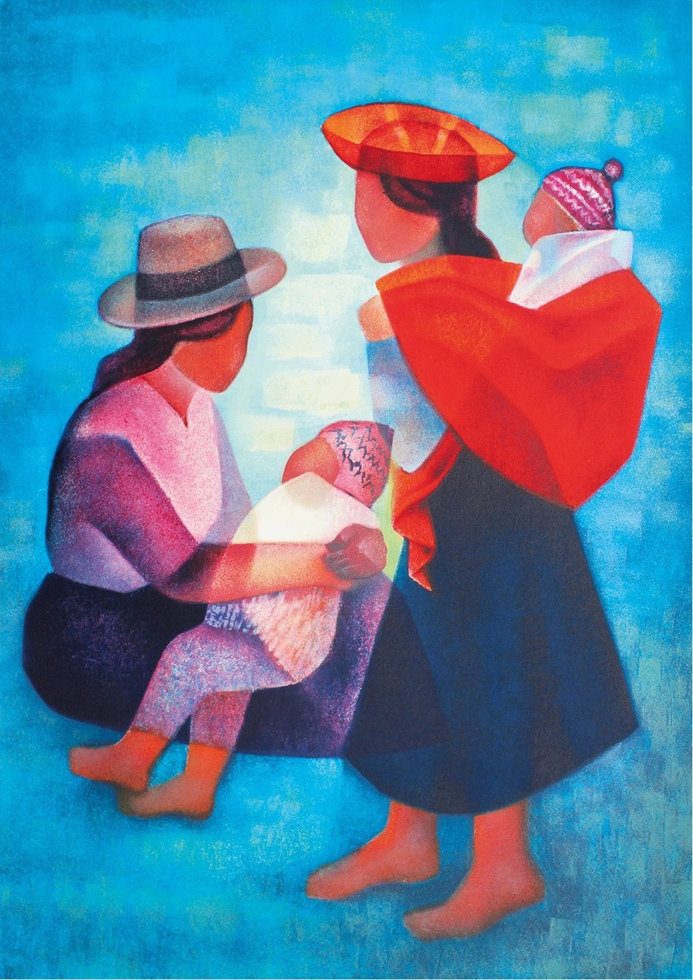 BlueBird Louis Toffoli Famille Péruvienne 1986 1000 dílků
