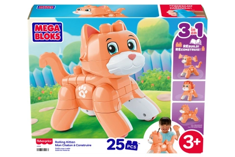 Mega Bloks stavebnice kotě 3 v 1