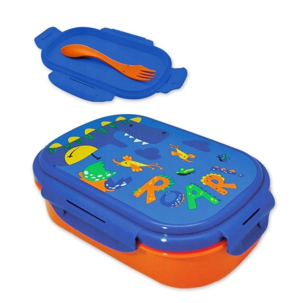 Svačinový box se sadou příborů pro děti