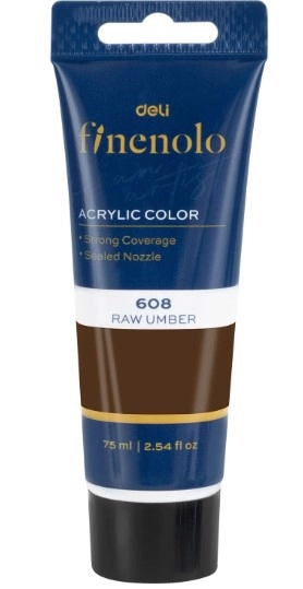 Akrylová barva 75ml Hnědá KARTONPP