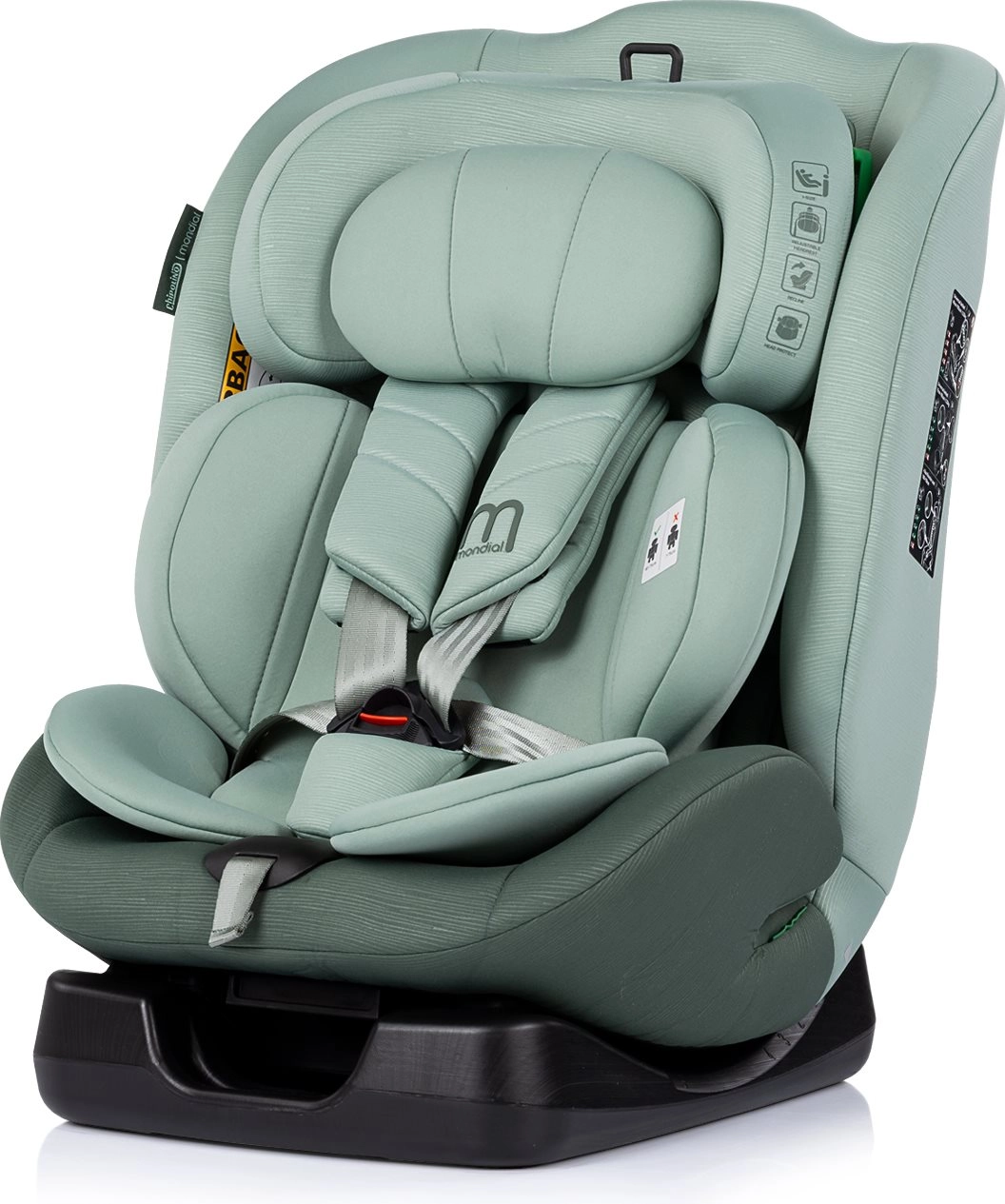 Chipolino Mondial i-Size autosedačka 40–150 cm matcha