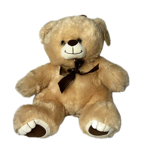 Světlý plyšový medvídek 28 cm