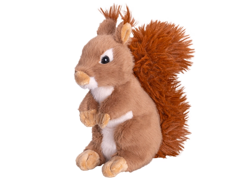 Veverka plyšová 20cm sedící