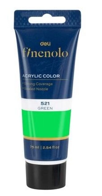 Akrylová barva 75ml Světle zelená KARTONPP