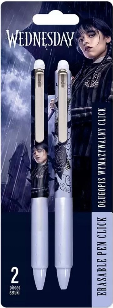 Gumovací pera ASTRA Wednesday, sada 2 ks