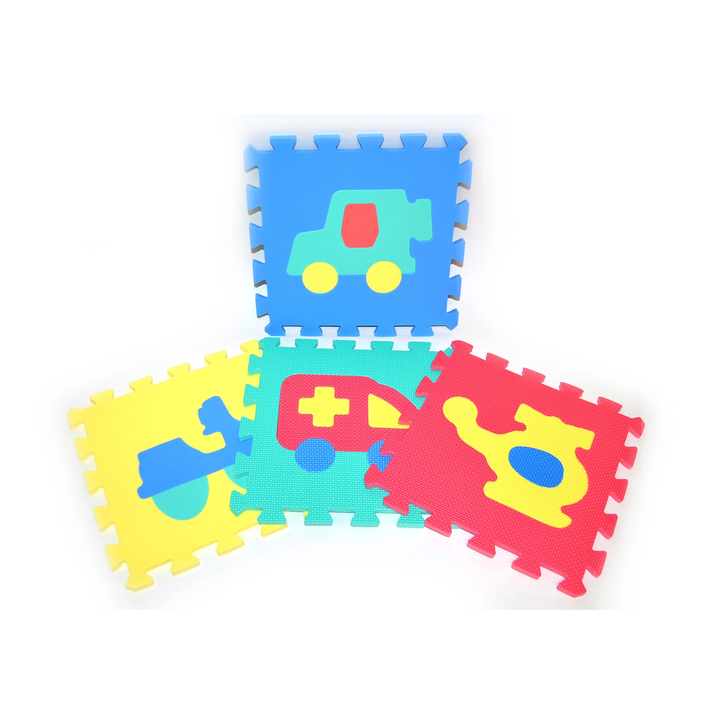 Levně Wiky puzzle Dopravní prostředky 30x30cm 10 ks