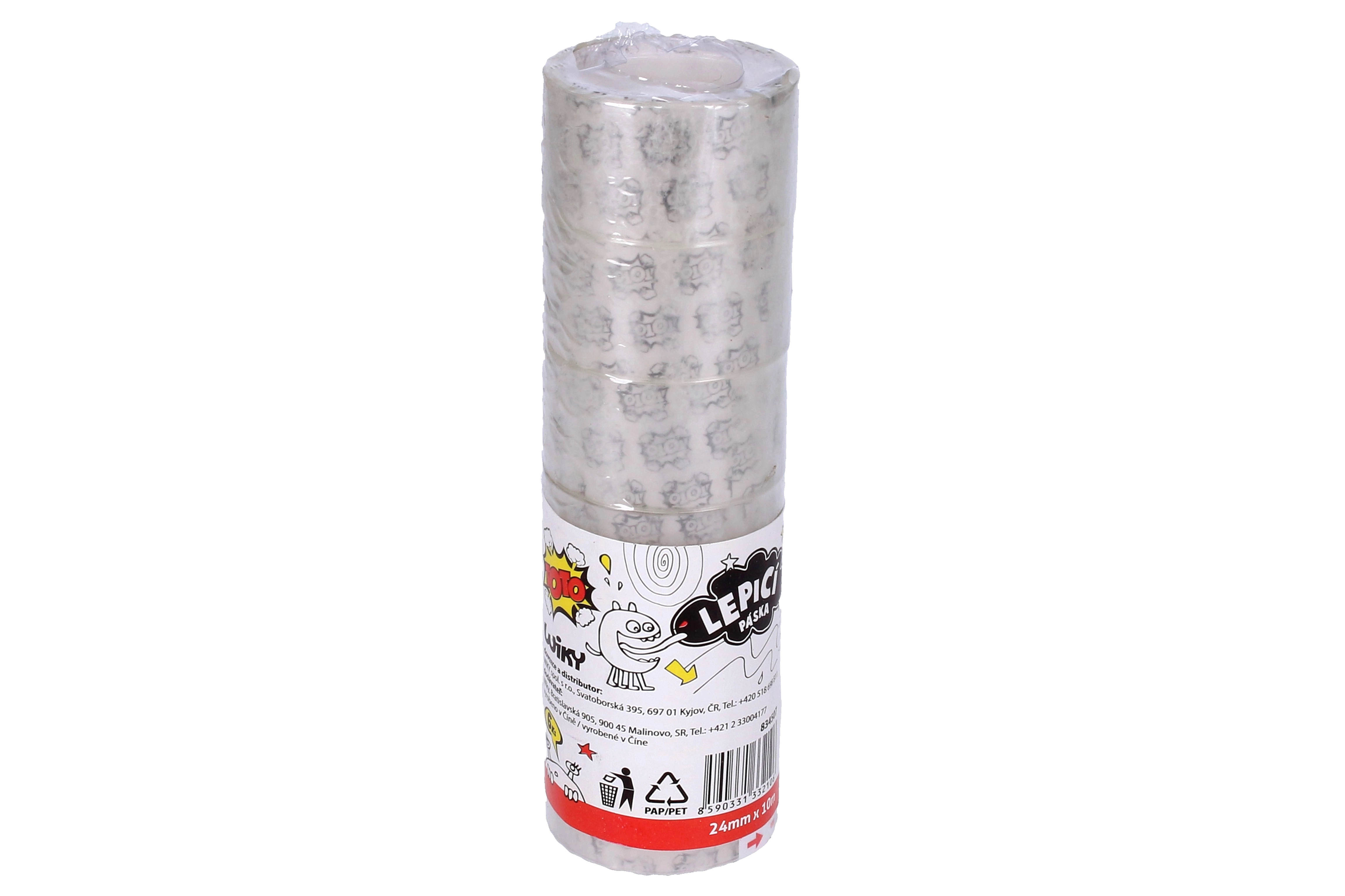 Levně TOTO Lepící páska 24 mm x 10 m průhledná