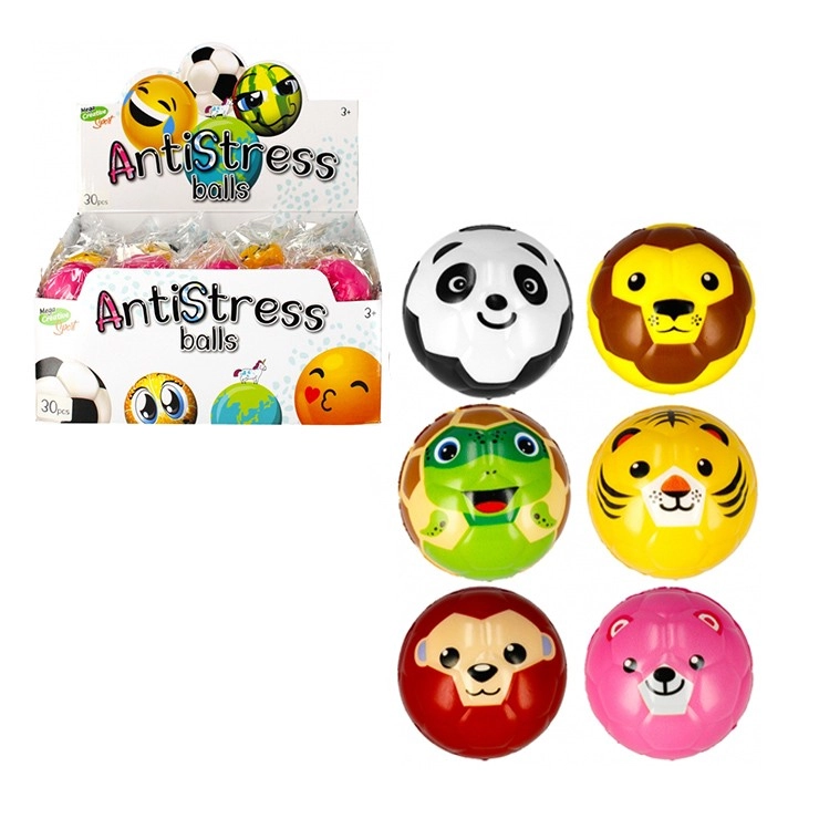 Levně CreativeToys Antistresoví míč zvířata