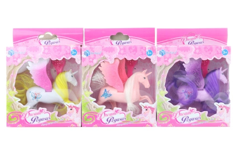 Plastový jednorožec s hřebínkem pro děti