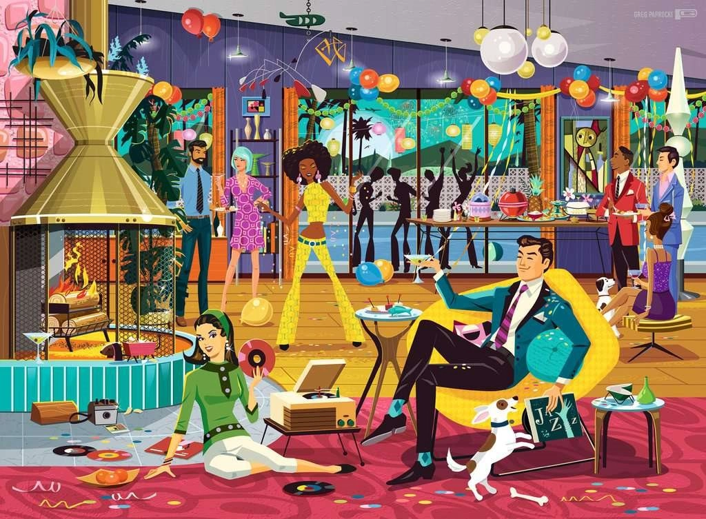 Ravensburger Puzzle Jazzy! Čas na párty 500 dílků