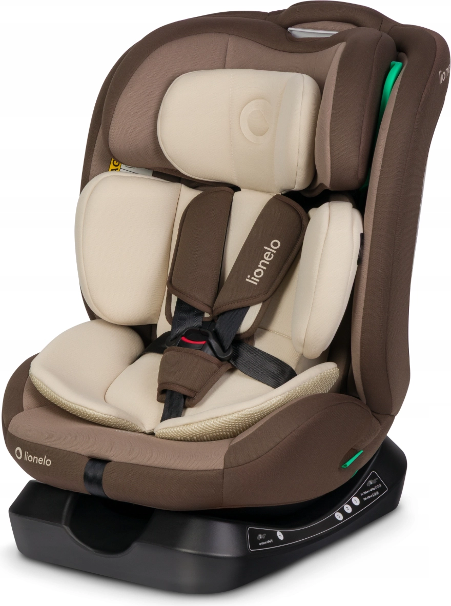 Autosedačka Lionelo Aart i-Size 40–150 cm béžovo-hnědá