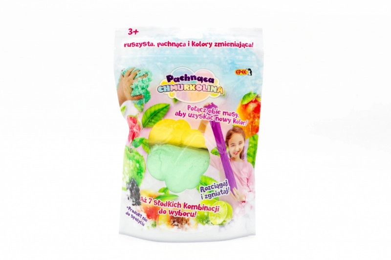 Levně Vonnivá modelína Chmurkolina, 2 barvy mix (2×30 g) limetka – zelená a žlutá, série 4