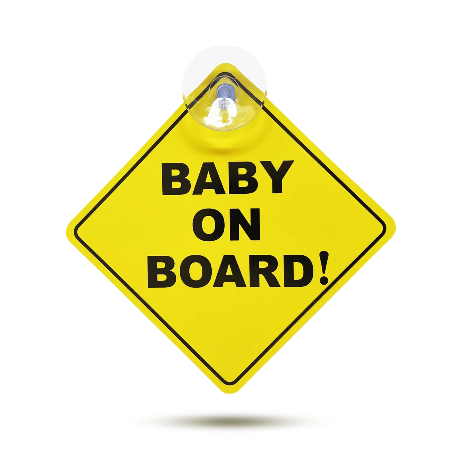 Cedulka Baby on Board s přísavkou