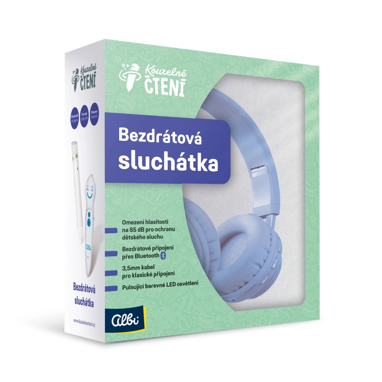 Levně Albi Kouzelné čtení Sluchátka k Albi tužce modrá