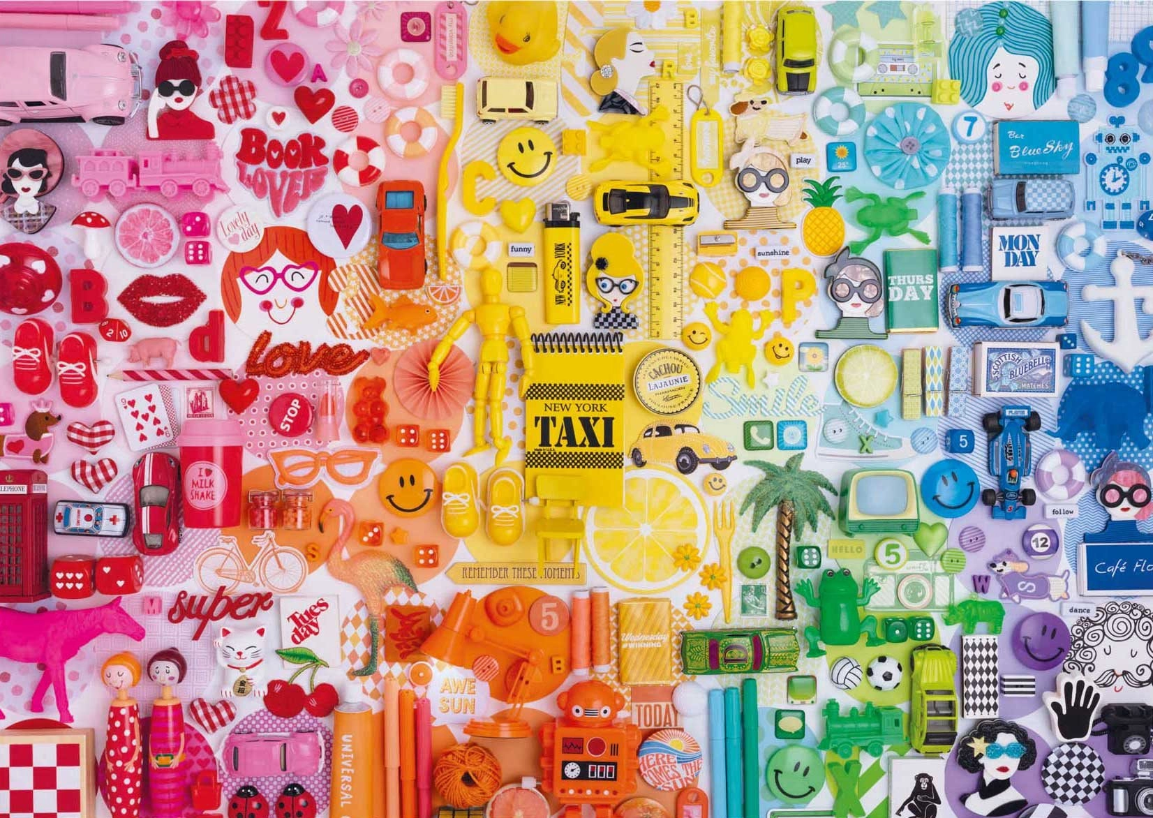 Puzzle barevná koláž 500 dílků EDUCA