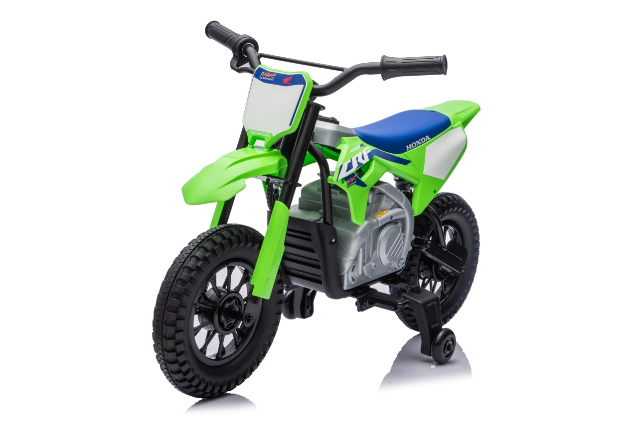 Dětská elektrická motorka HONDA CRF450R zelená