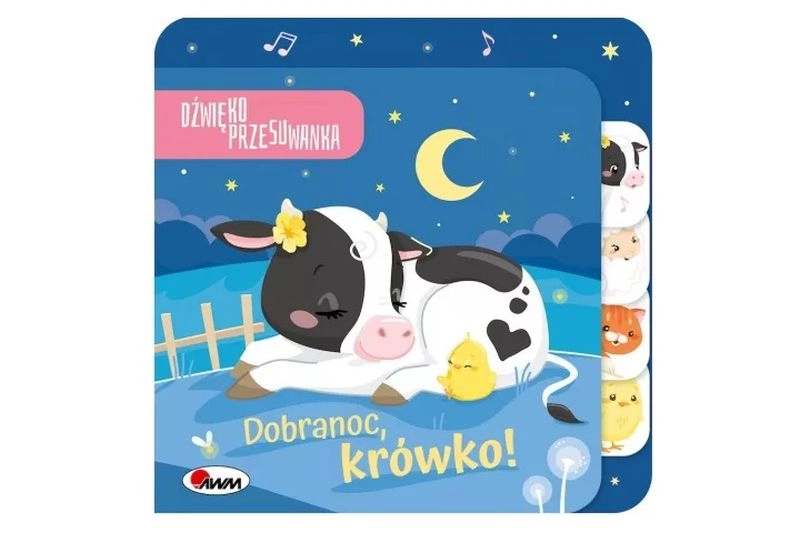Dobrou noc, kravičko – zvuková posouvací knížka