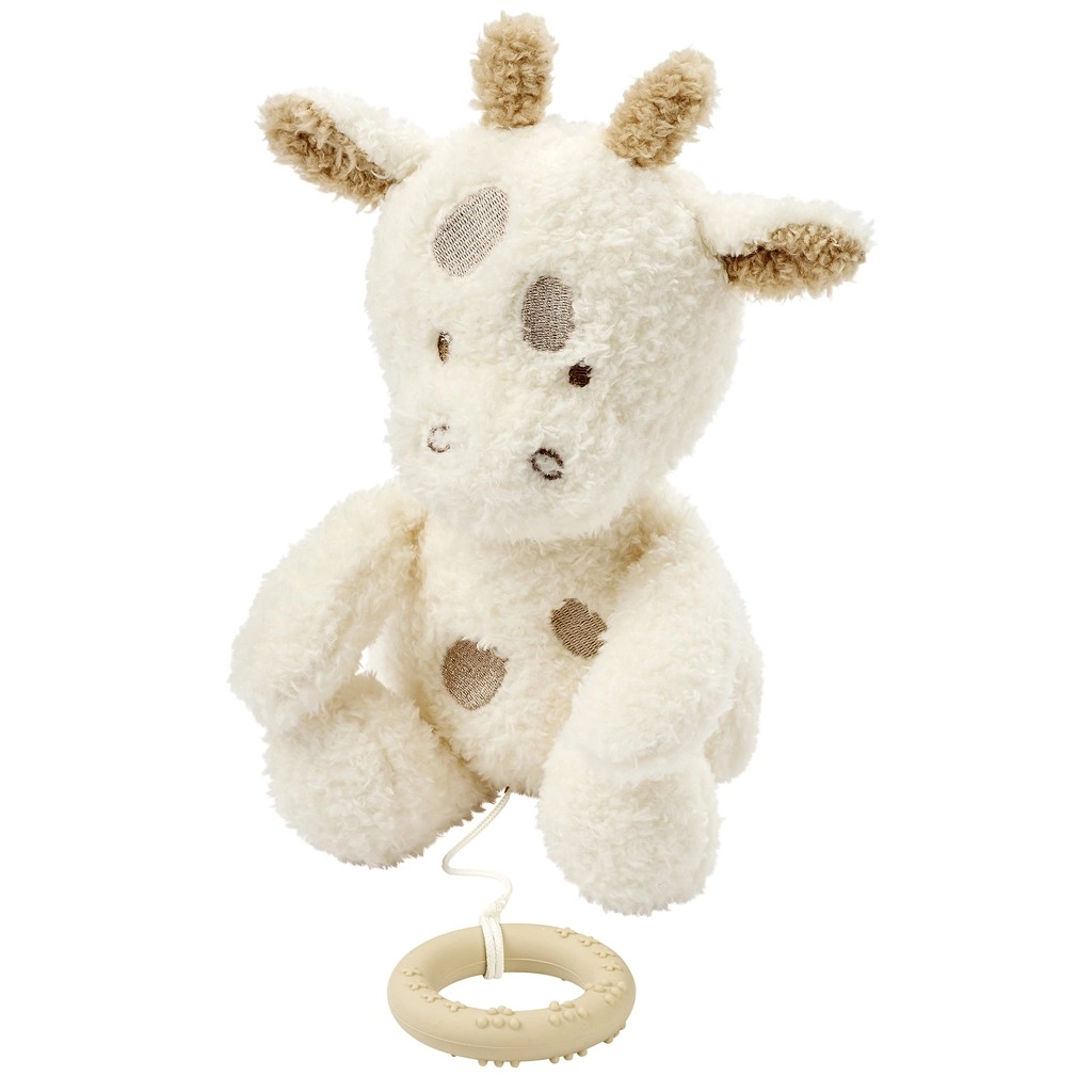 Levně Nattou hudební plyšová hračka Teddy žirafa 32 cm