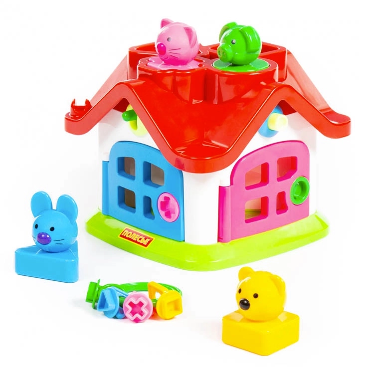 Vkládačka domeček Smějko – didaktický domek pro děti