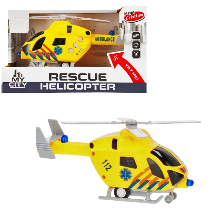 helikoptéra se světlem a zvukem