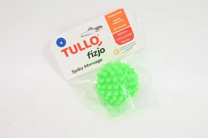 Fizjo rehabilitační masážní míček s výstupky 5,4 cm zelený