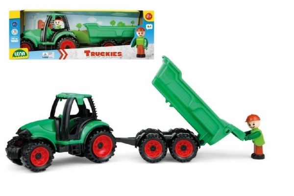 Levně Lena Truckies traktor s vlečkou