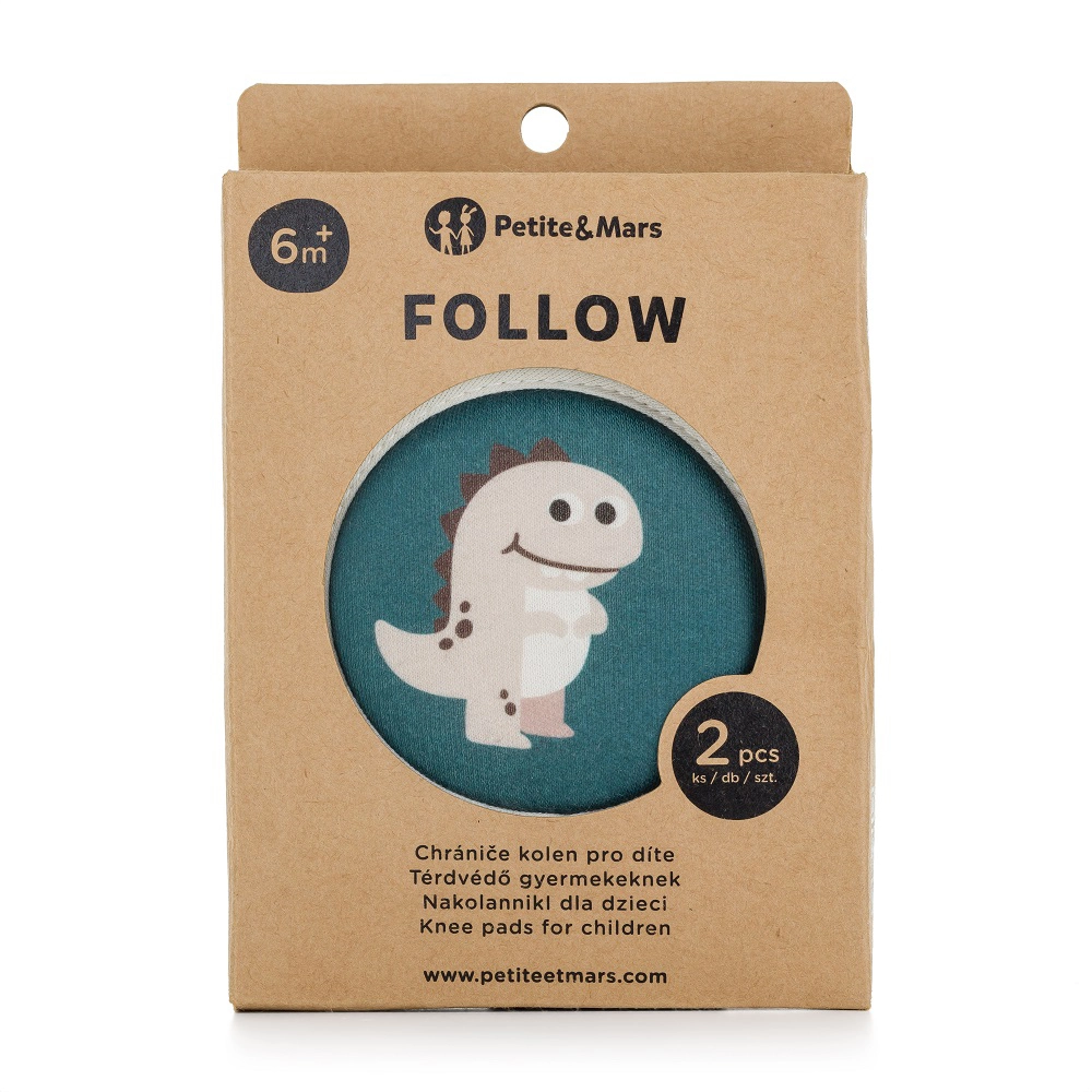 Levně Petite&Mars Chrániče kolen elastické na lezení Follow Dusty Rose