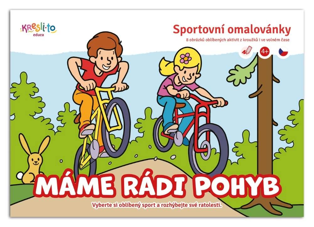 Levně Sportovní omalovánky pohyb