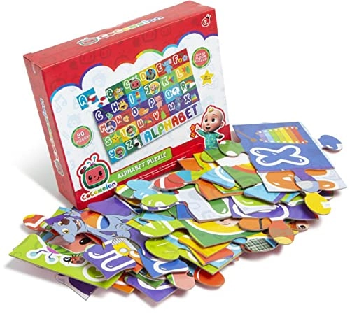 Levně Cocomelon podlahové puzzle abeceda 88 × 53 cm