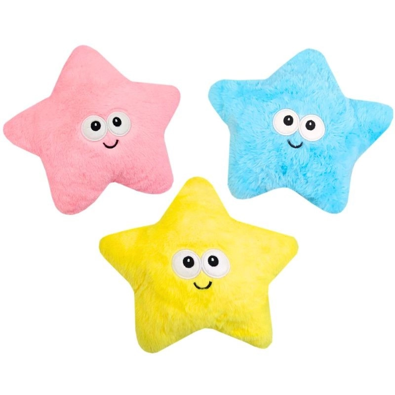 plyšový polštář hvězdička