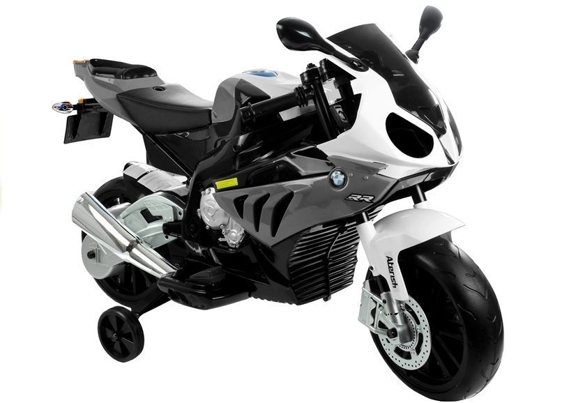 Dětská elektrická motorka BMW S1000 RR stříbrná