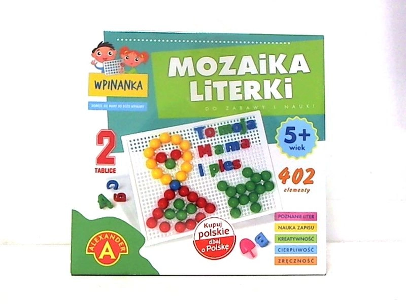 Mozaiková vkládačka písmenka