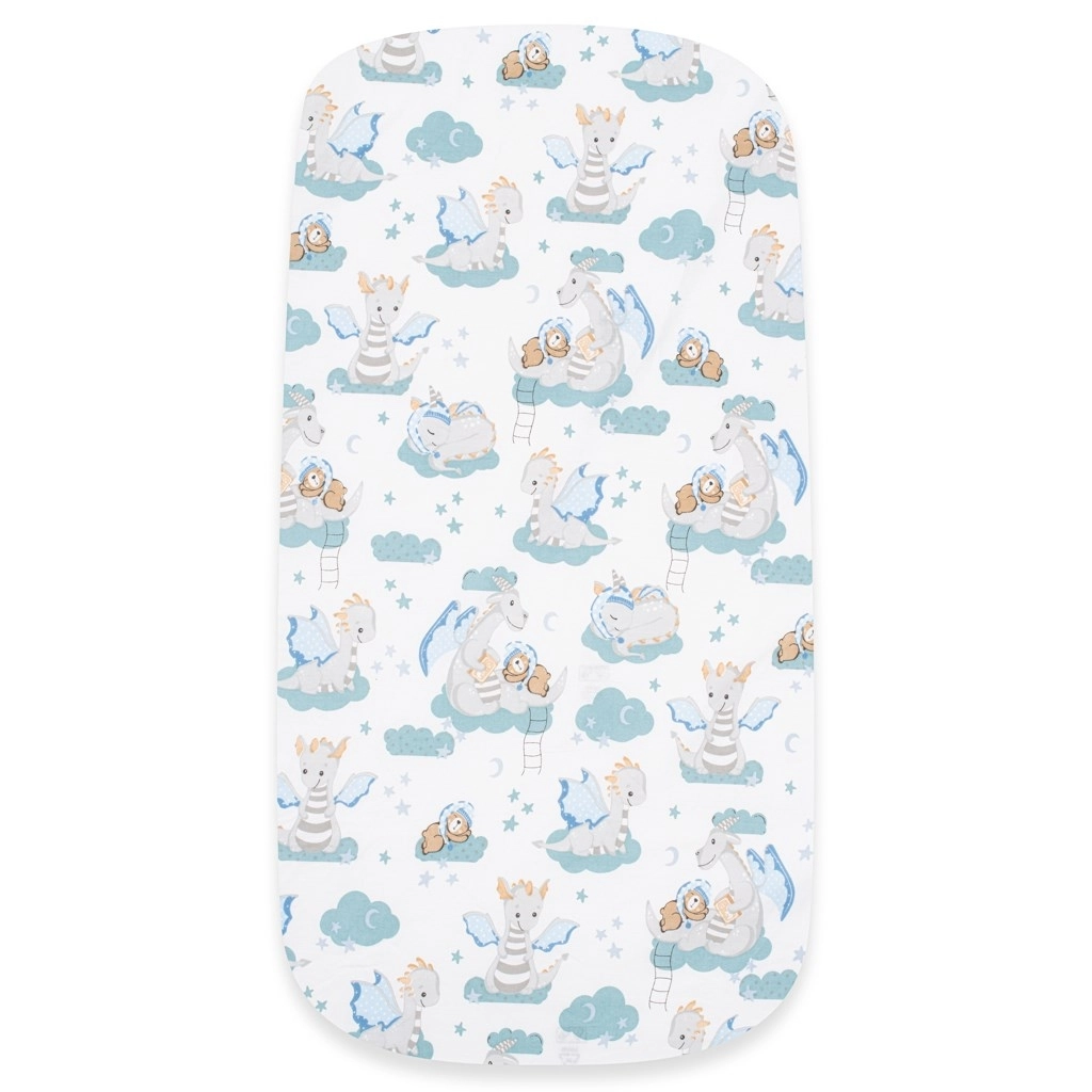 Bavlněné prostěradlo do kočárku New Baby Dráček 35 × 75 cm