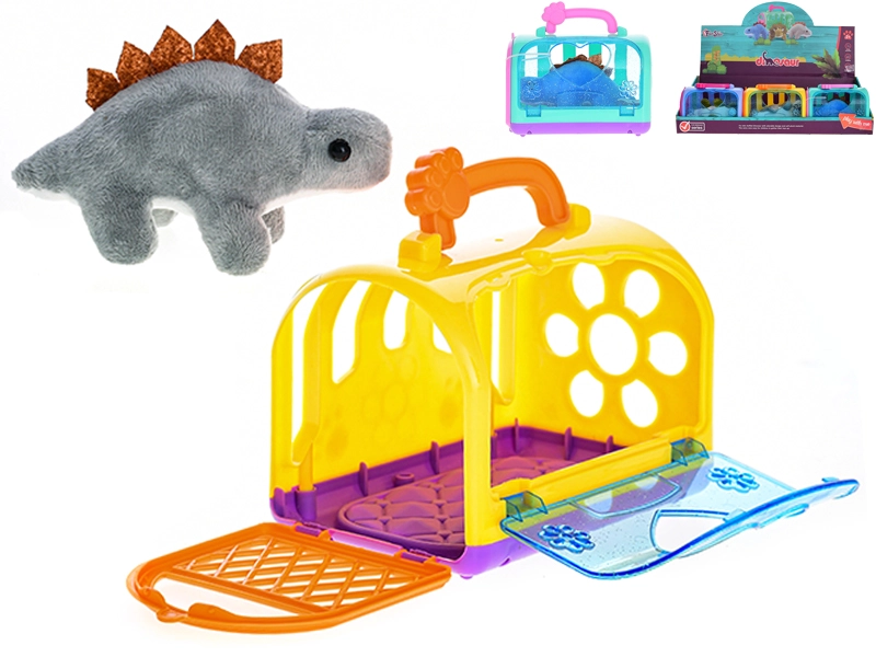 Plyšový dinosaurus s přepravkou 14 cm