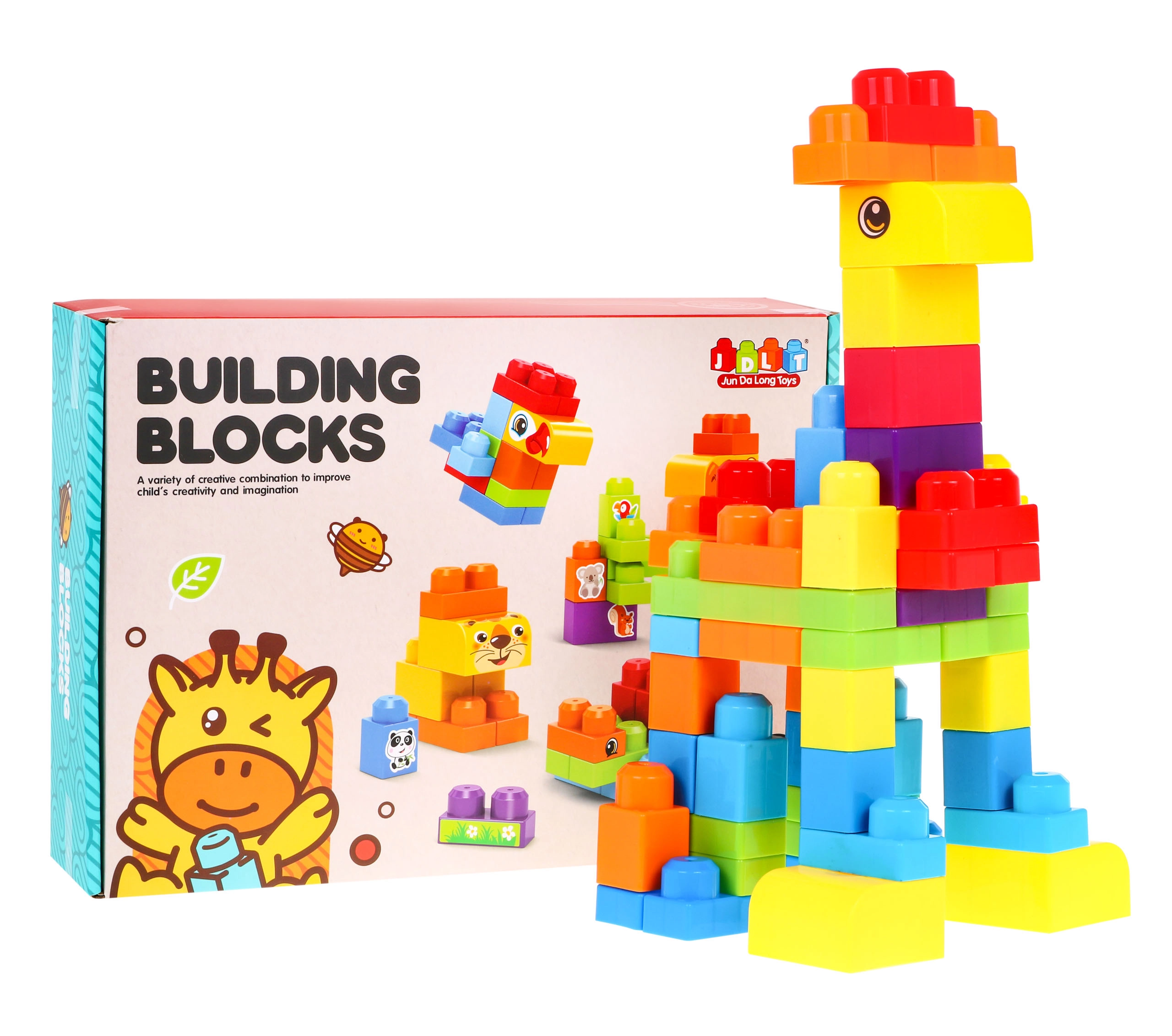 Levně RKToys Stavebnice Zoo 68 ks