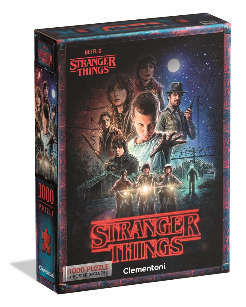 Puzzle 1000 dílků NETFLIX STRANGER THINGS – plakát od Clementoni