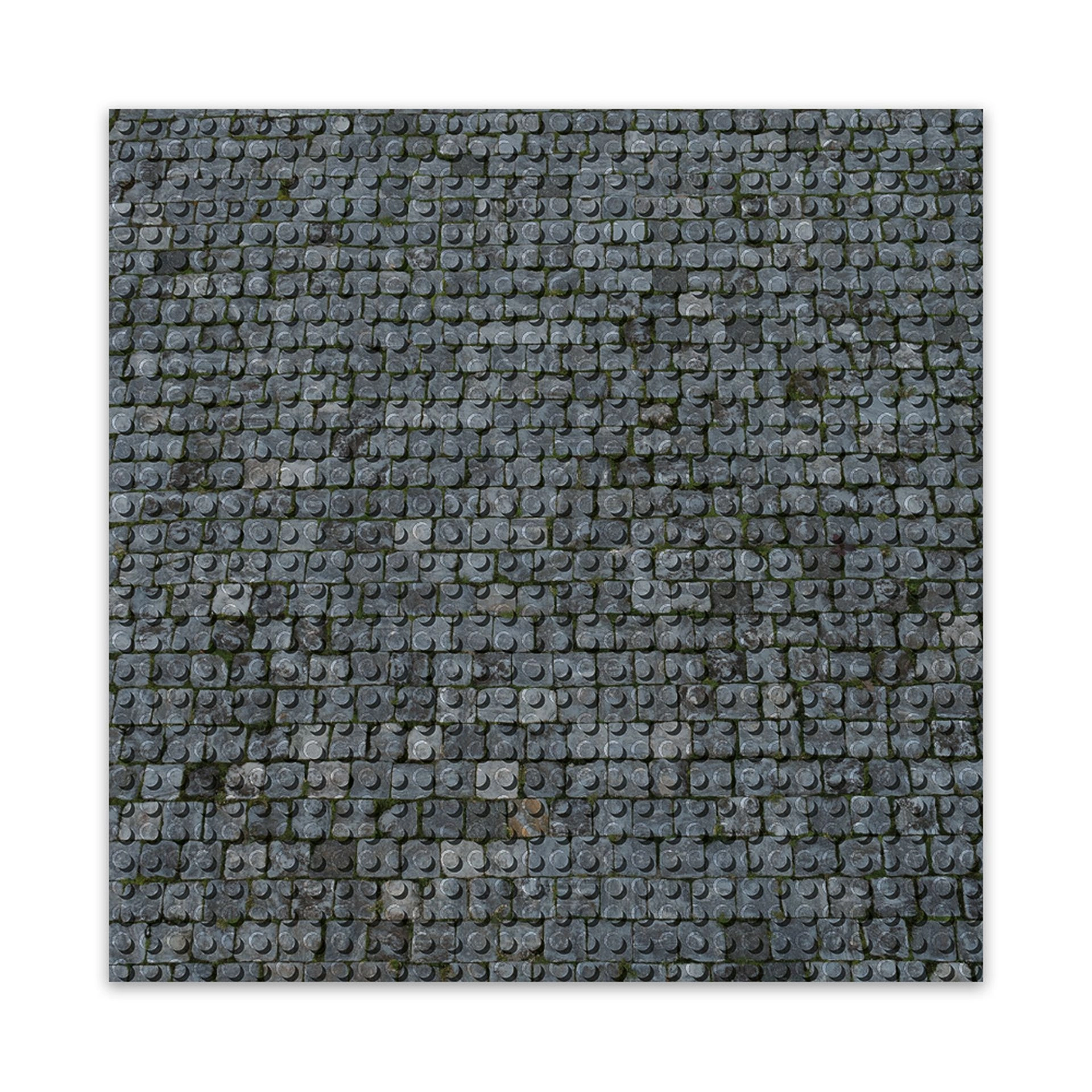 Designová podložka BRIXIES Plus - dlažební kostky 25,5 x 25,5 cm