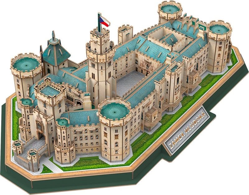 Levně 3D puzzle Zámek Hluboká