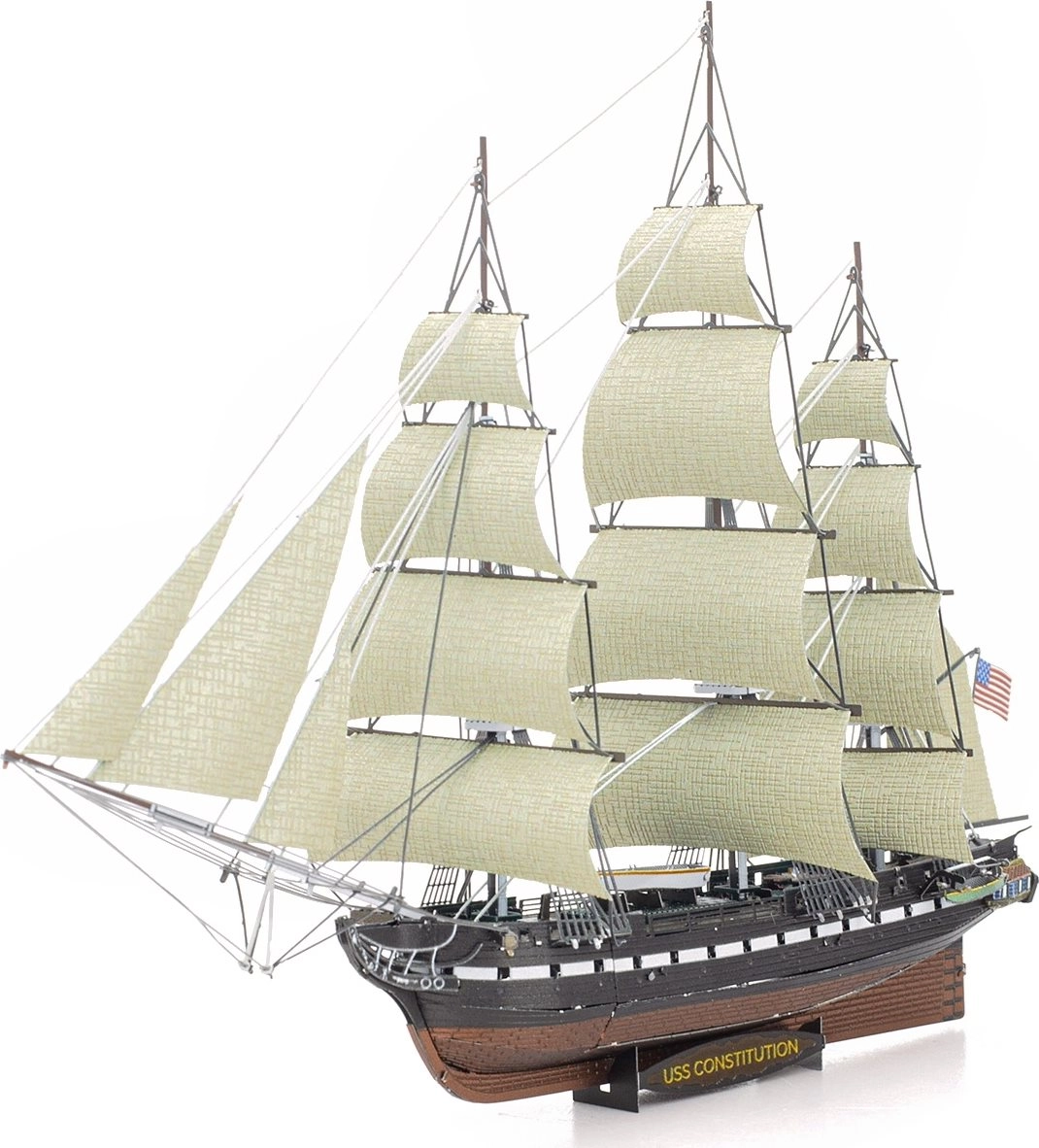 Metal Earth Luxusní ocelová stavebnice USS Constitution