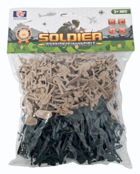 Plastoví vojáčci – sada figurek do bitevních scén