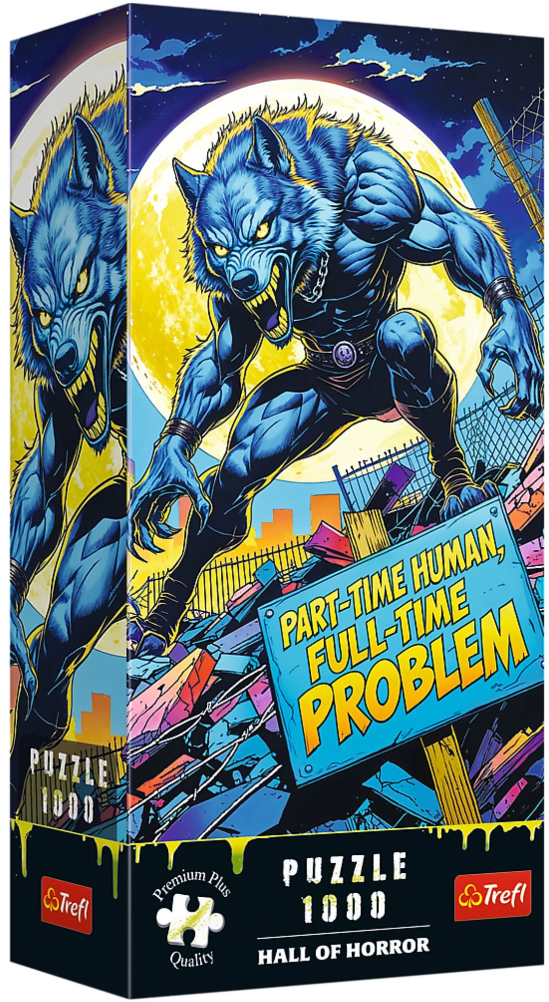 Trefl puzzle 1000 dílků Hall of Horror: Vlkodlak