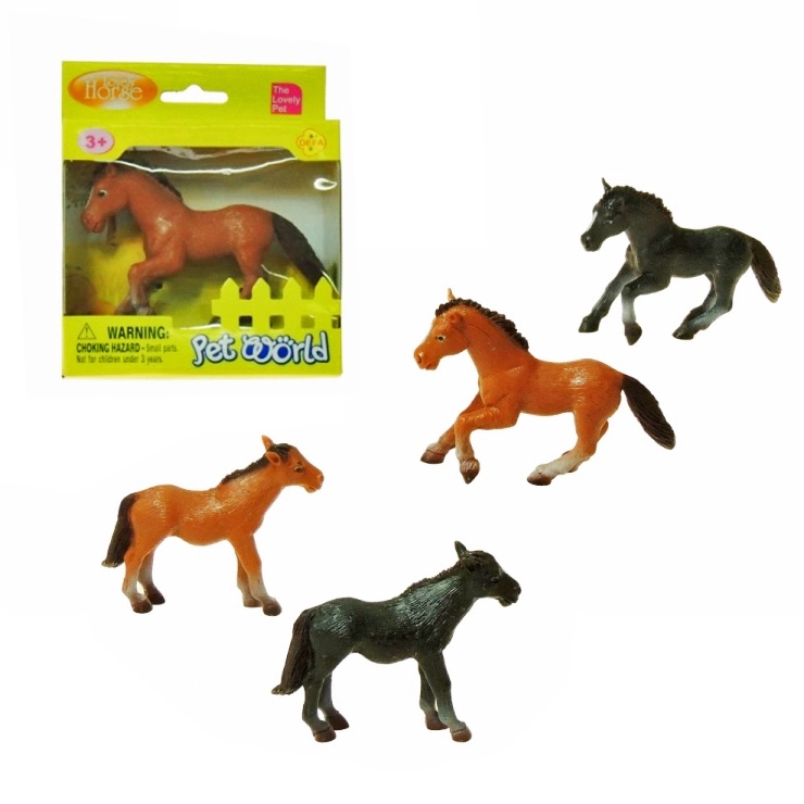 Plastový koník – různé druhy