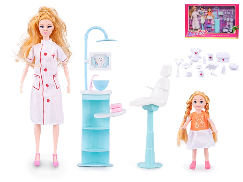Panenka doktorka s malou pacientkou 29 cm
