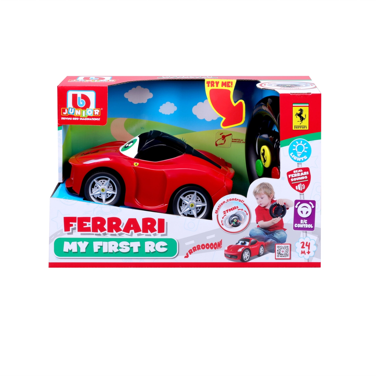 Levně BB Junior RC Ferrari LaFerrari se světly a zvuky
