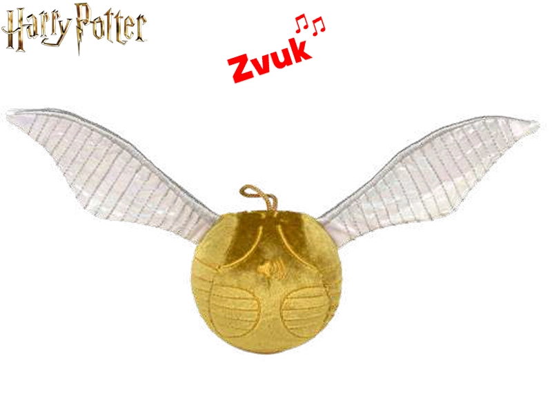 Mikro trading Harry Potter Zlatonka plyšová 22 cm se zvukem